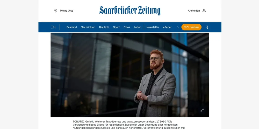 Artikel bei Saarbrücker Zeitung