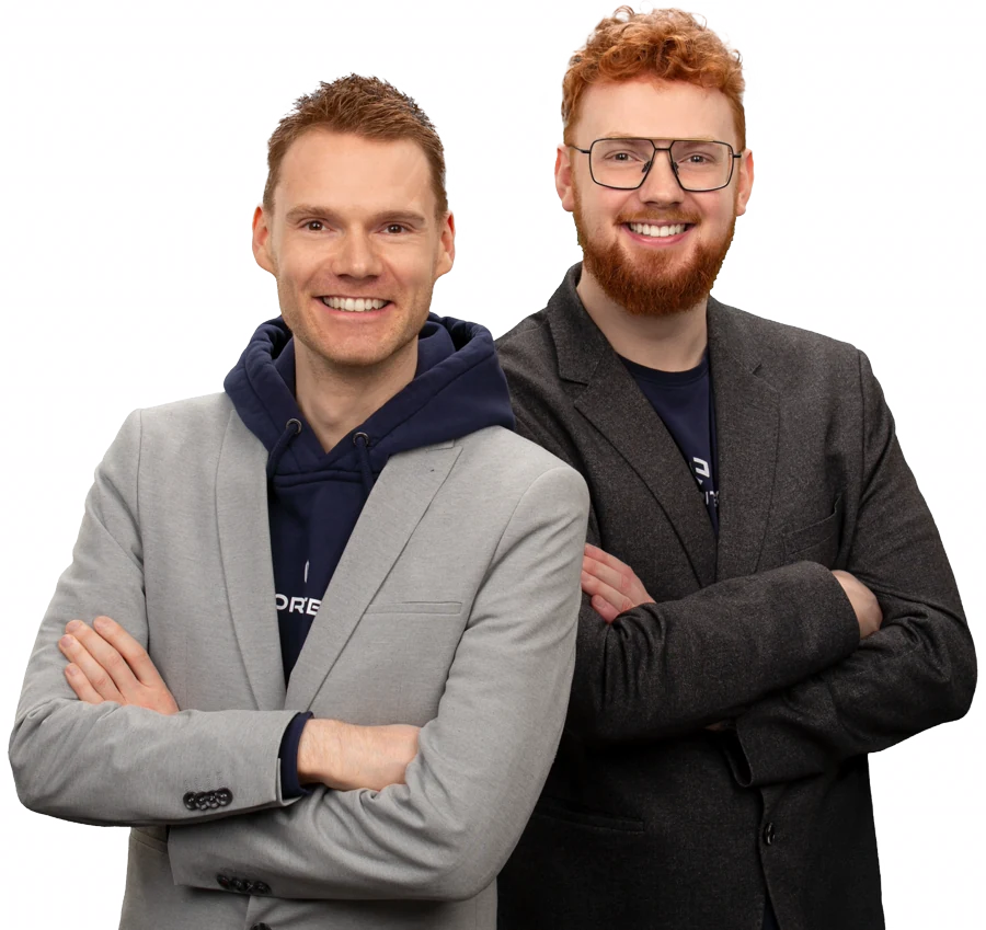 Die TORUTEC Gründer Jörn und Torben Runge